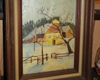 Winter Scene Art