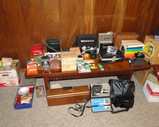 Vintage Camera collection, some in original boxes
