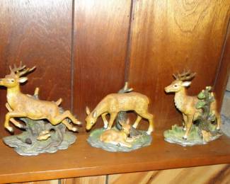 Deer statues