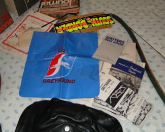 Greyhound bus ephemera