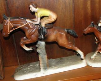 Girl on horse statue
