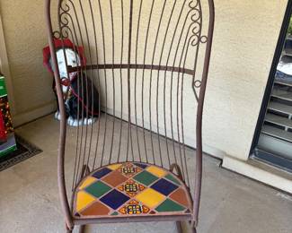 WROUGHT IRON TALAVERA CHAIR