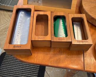 WOODEN BAG HOLDERS