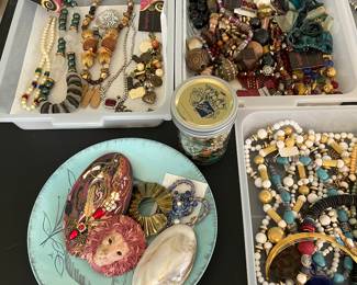 Lots and lots of costume jewelry