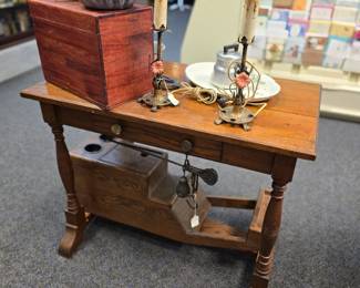 Ocassional Table
36" wide, 19" deep, 28" tall
Small drawer on front. Great for a sofa table or small desk to add personality to your space
$145