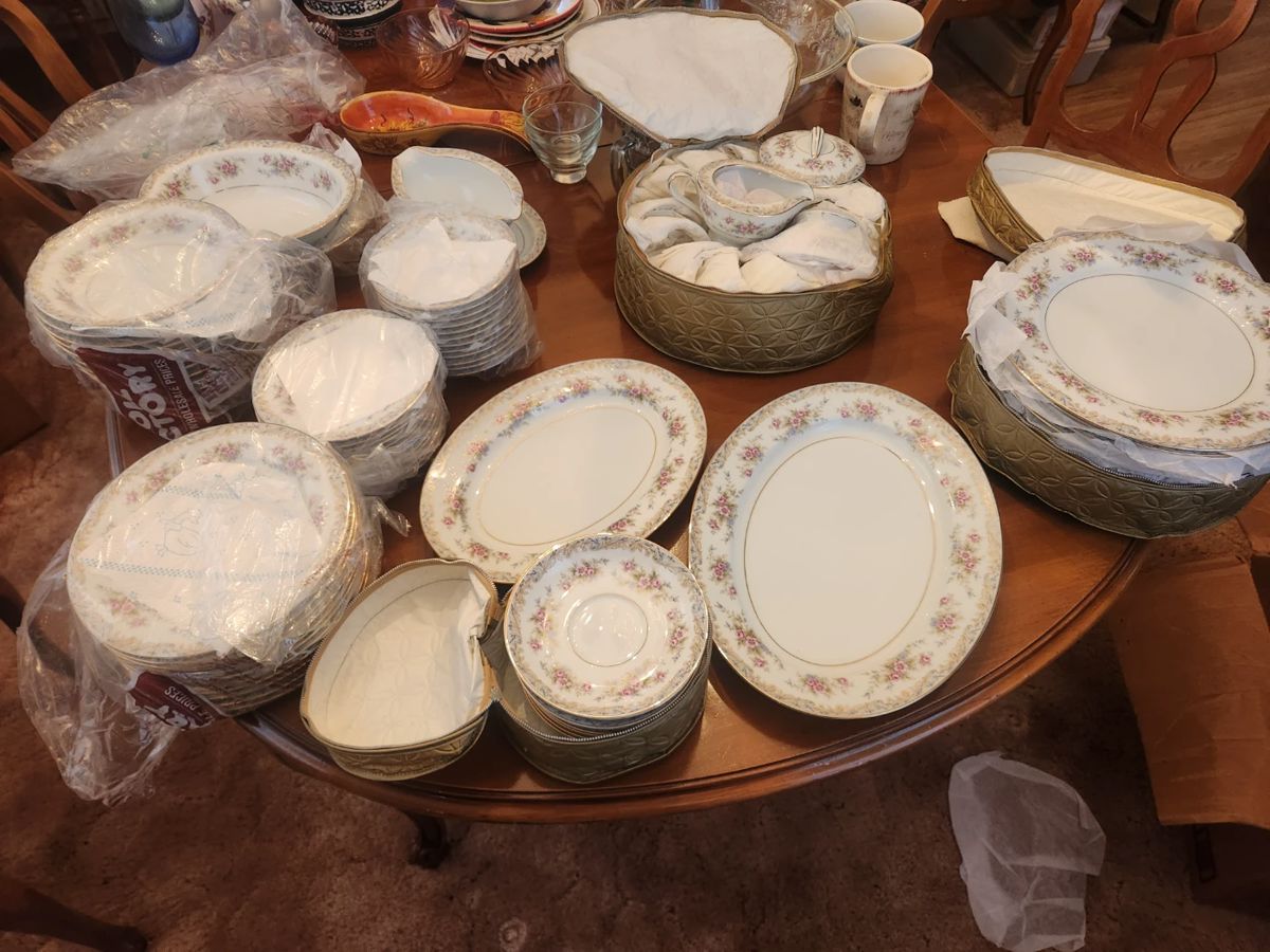 Noritake china service for 12.