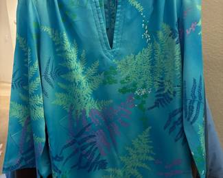 Andrade Honolulu Women's Hawaiian Blouse - Size 14