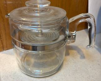 Pyrex Glass Coffee Percolator