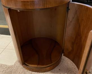 Drexel Cylinder Side Table