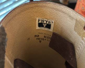 Frye Brown Leather Riding Boots - Size 9 1/2 D