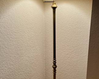 Brass Swing Arm Floor Lamp