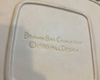 Brown Bag Cookie Art Shortbread Stoneware Mold