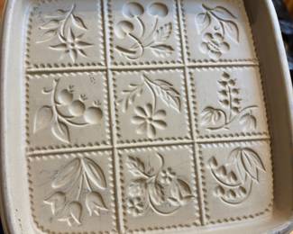 Brown Bag Cookie Art Shortbread Stoneware Mold