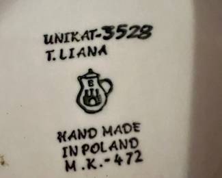 Ceramika Artystyczna Polish Pottery Unikat Lidded Jar