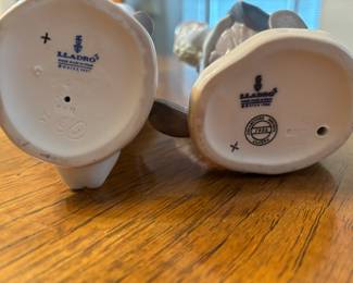 Lladro "Sad Sax" Porcelain Figurine No. 5471, Lladro “Little Traveler” Porcelain Figure No. 7602