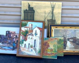 Hand Painted Art Multiple Artists