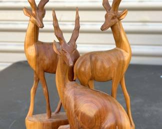 Hand Carved Kenyan Antelope
