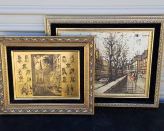 Gold Framed Pieces Art