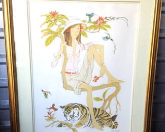 Philippe Noyer Signed Artist Proof Lithograph Safari