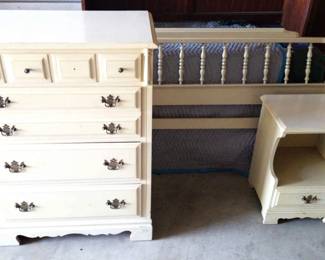 Angelina Dresser, Headboard Small Bedside Table Set