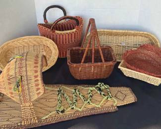 Vintage Papoose Cradleboard Basket