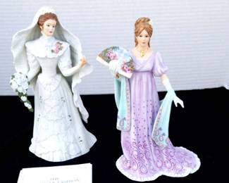 Lenox American Fashion Figurine Collection Centennial Bride Gala At The White House