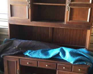 Cherry Toned DeskCredenza