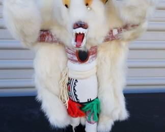 Kachina Dolls Hoop Dancer White Bear