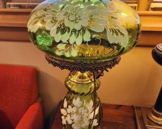 Ethan Allen vintage glass lamp