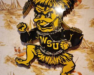 Shockers mascot clock