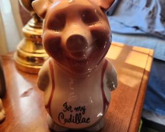 For my Cadillac piggy bank