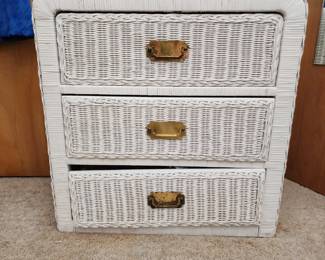 Wicker dresser
