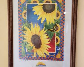 Good Morning Sunflowers signed