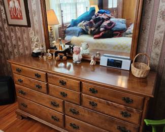 Ethan Allen Dresser and mirror