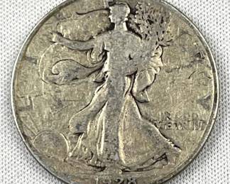 1928-S Walking Liberty Silver Half Dollar, US 50c