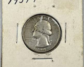 1934 Silver Washington Quarter, Early Date US