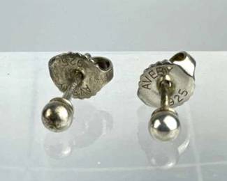 925 Silver James Avery 3mm Ball Post Earrings
