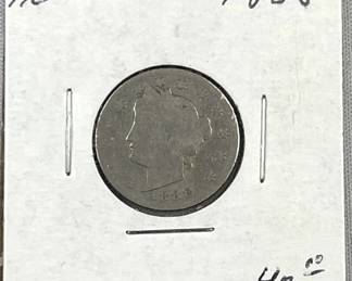 1888 Scarce Liberty V Nickel, Better Date