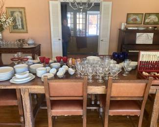 Dishes and glassware