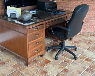 Executive desk and chair