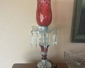 Vintage Hurricane style glass