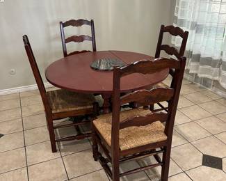 Table and chairs