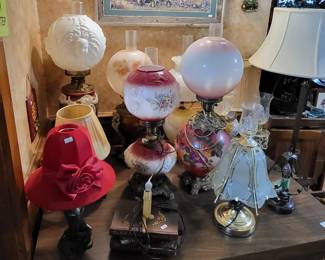 Various Vintage Lamps three have sold