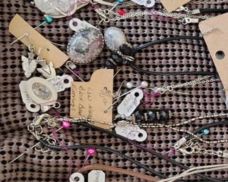 sterling silver gemstone necklaces