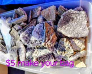 $5 amethyst bag