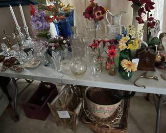 Vases and Candle sticks 