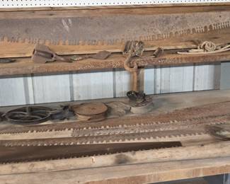 Antique 2 Man Saws