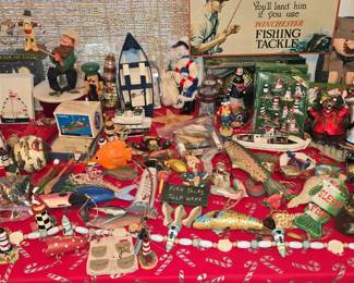 More Fishing Ornaments