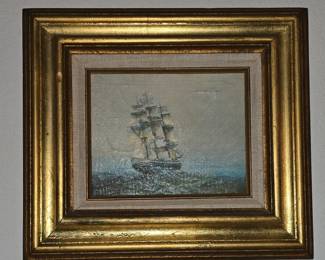 8 x 10 Ship Painting 