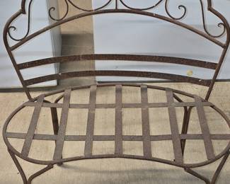 Small Iron Bench